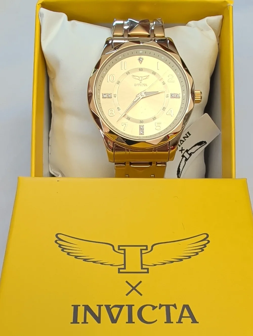 NWT Invicta Specialty I Men’s Gold-Tone Watch (Model 69018)